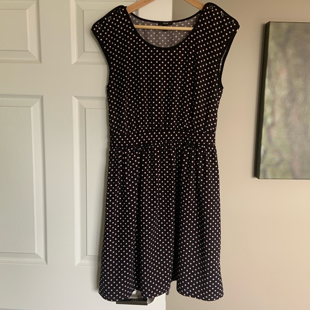 Jacob Black Polk-a-Dot Dress